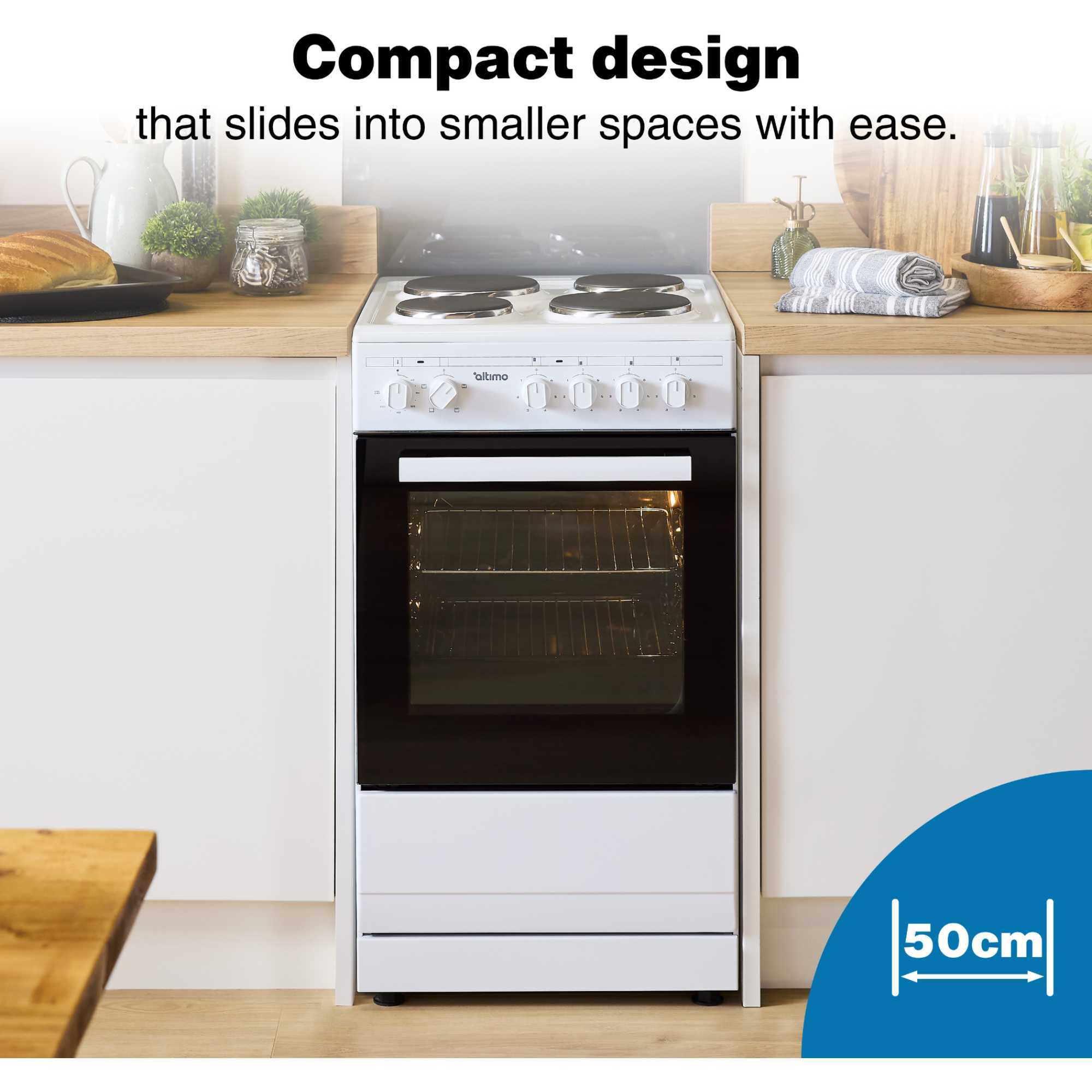 CESS502W 500mm Electric Single Cavity Cooker - White